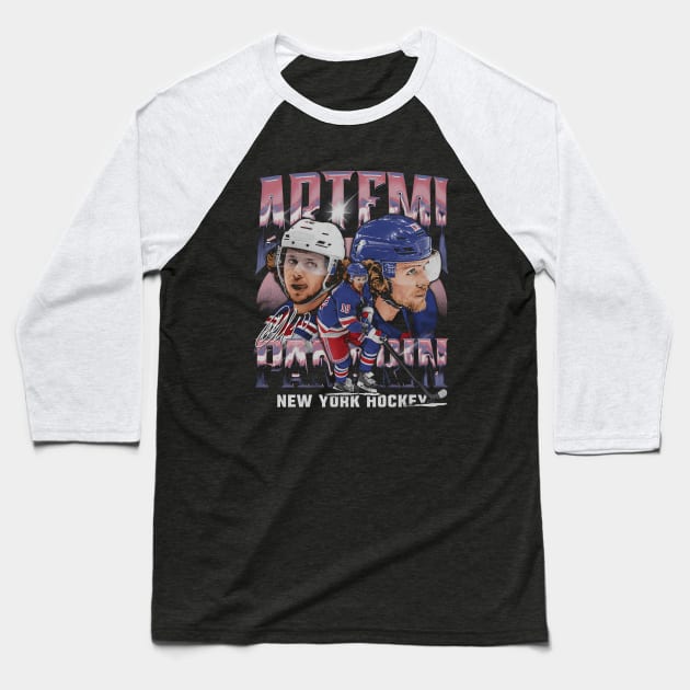 emi Panarin New York R Baseball T-Shirt by Lonacrumton